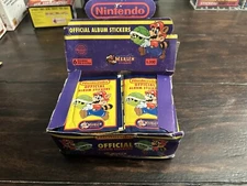 (1) Sealed Pack 1992 Merlin Nintendo Stickers From Europe Rare!