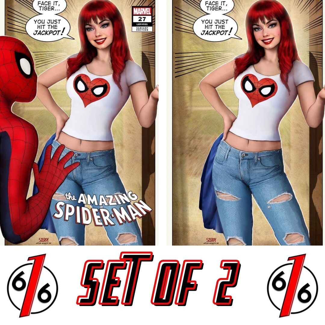 🔥🕷 AMAZING SPIDER-MAN #27 SZERDY Trade Dress & Virgin Variant