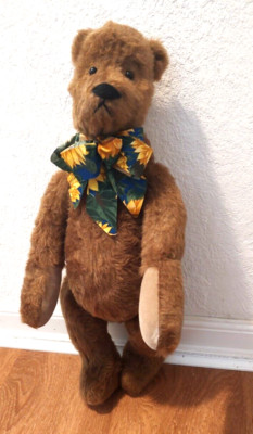 Malcolm Mohair 18'' Bear Doo Doo Linda Spiegel Bearly There Inc Jointed tag 92683