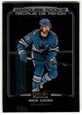 Nick Cicek 2022-23 OPC Platinum Rookie #274 San Jose Sharks