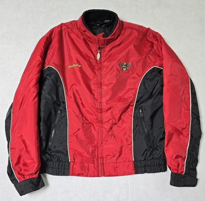 Intersport Fashion Honda GoldWing Men's Black & Burgundy Motorcycle Jacket - M