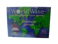 World Wise Geography Card Game - Americas Edition Educational Age 9 Complete