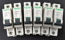 Schneider C60HC S.P MCB's 63A, 50A, 40A, 32A, 20A, 16A, 10A, 6A, Type C Merlin