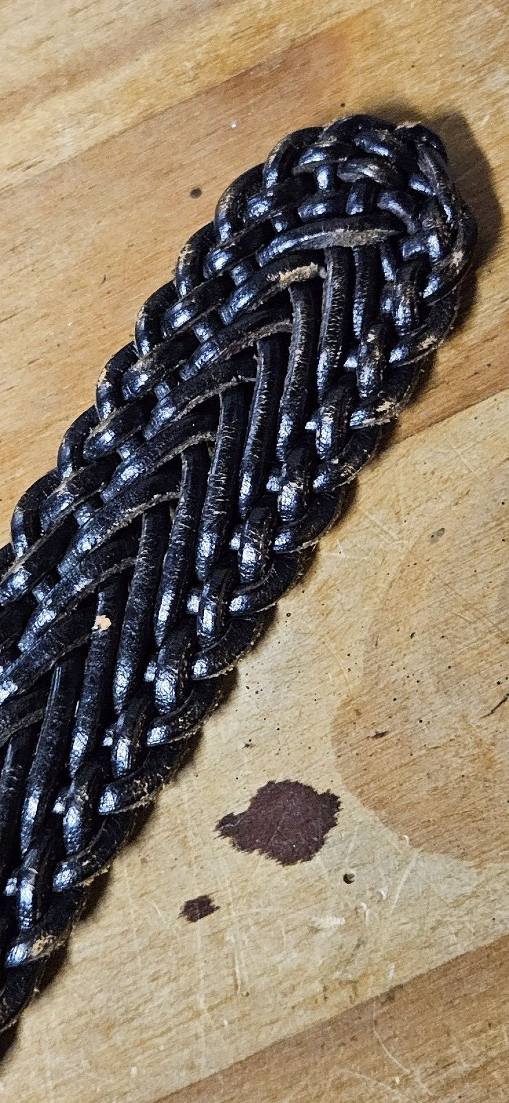 Brighton two patterns braided genuine leather bel… - image 6