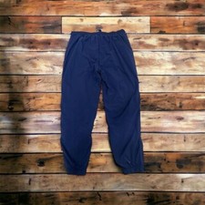 Vintage 90s JCPenney USA Olympic Blue Nylon Track Pants Unisex XL Elastic Waist