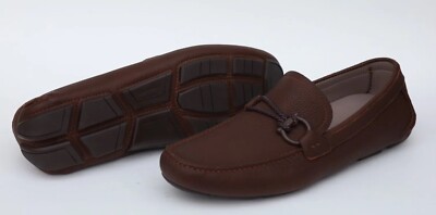 Salvatore Ferragamo Gancini Bit Loafers Drivers Mens Shoes Size