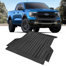 Truck Bed Mat For 2019-2023 Ford Ranger Crew Cab 5ft 3d Tpe Rear Cargo Liner