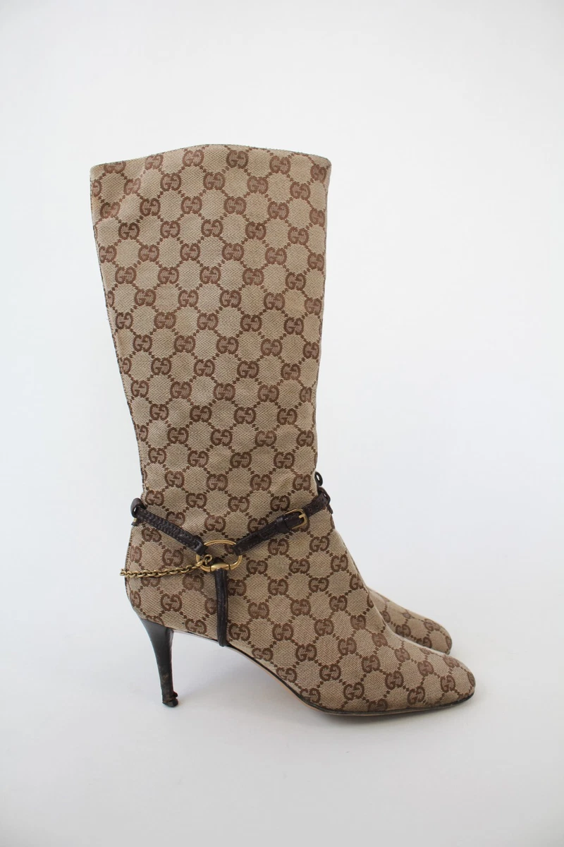 Gucci boots heels sales