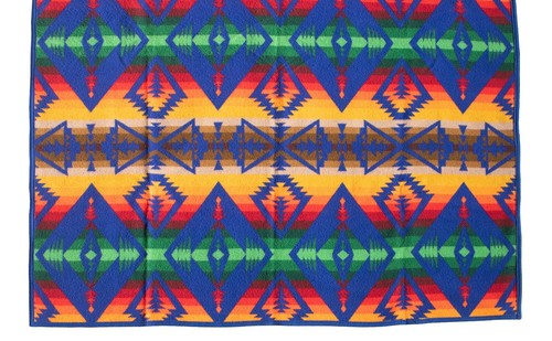 Rare Beaver State Pendleton Wool Blanket Vintage USA Indian Design 76"x64" - Picture 7 of 24