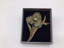 Heidi Daus Amazing Flower Pin NEW