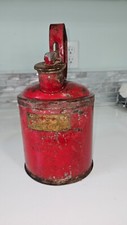 Vtg Safety Gas Can Underwriters Laboratories No. D1102 Small 6" 5.5