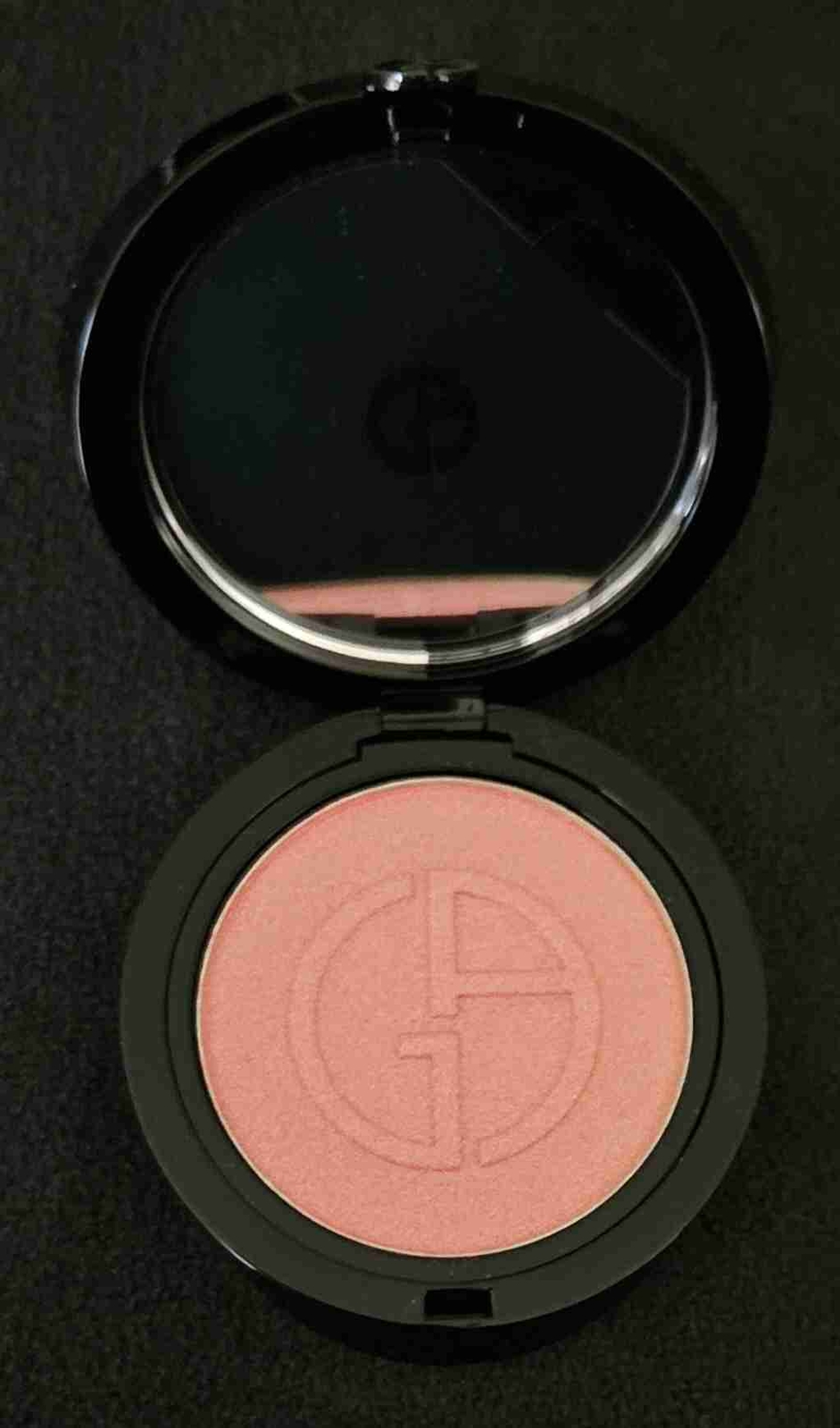 NWT Giorgio Armani Coral Red Luminous Silk Radiant Compact Glow Blush Shade 40