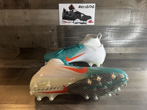 Men Nike Vapor Untouchable Pro 3 Football Cleats Miami Dolphins AO3021-103 10.5 - Picture 6 of 6