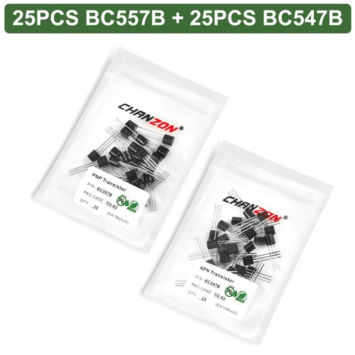 Kit de transistores Mosfet PNP 20 valores a 92 NPN surtido de conexiones bipolares de canal N - Imagen 7 de 29
