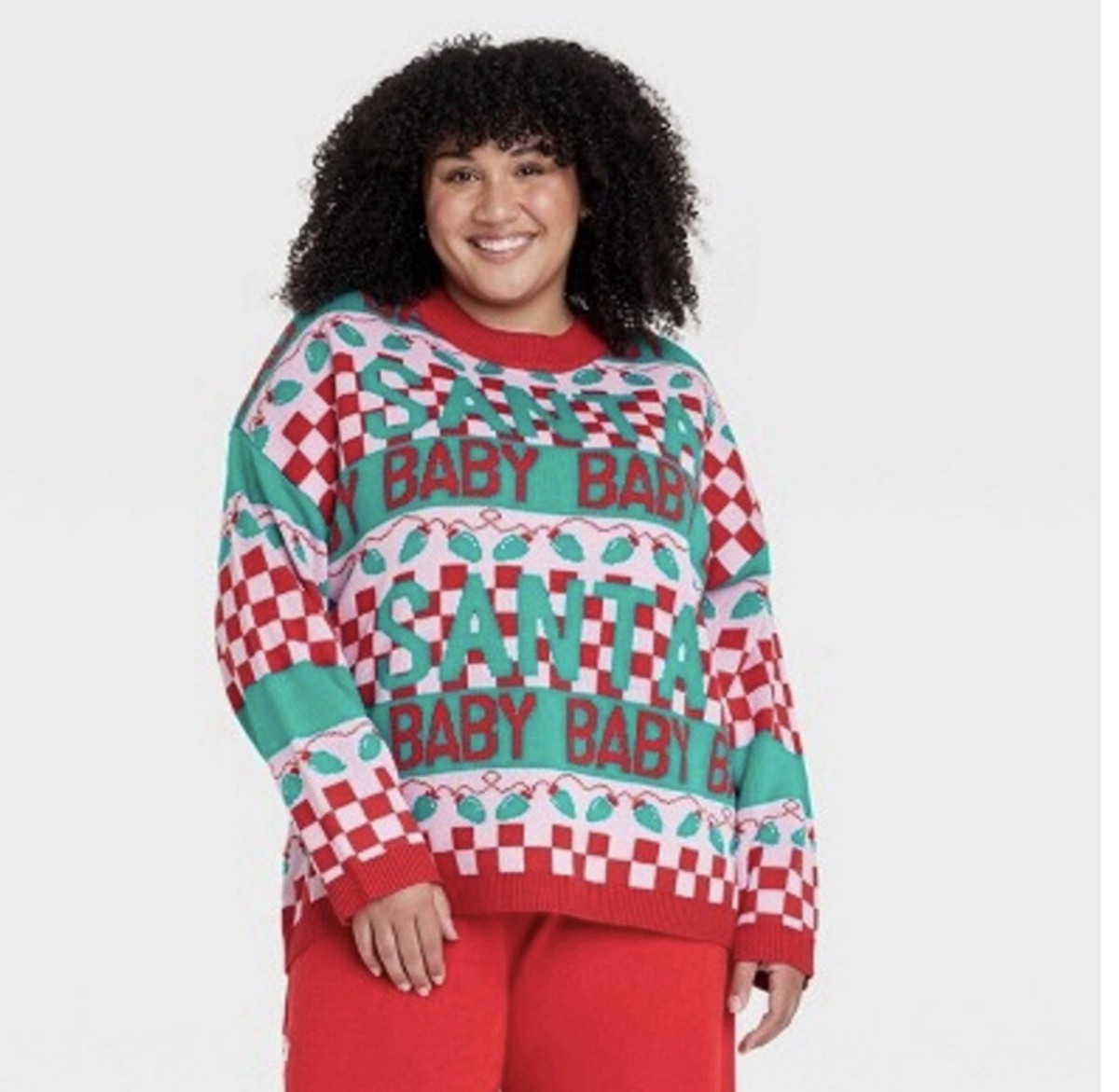 Grayson Threads Women's Santa Baby Graphic Ugly Christmas Sweater