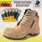 Safety Work Boots Steel Toe Nubuck Leather Construction Industrial Canura 8309