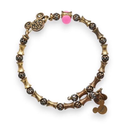 Disney Parks Alex and Ani Mickey Filigree Tubes Wrap Bracelet