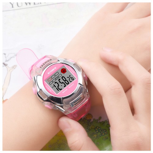Waterproof Kids Digital Electronic LED Watches Wrist Sport Silicone Watch Gift - Picture 4 of 26