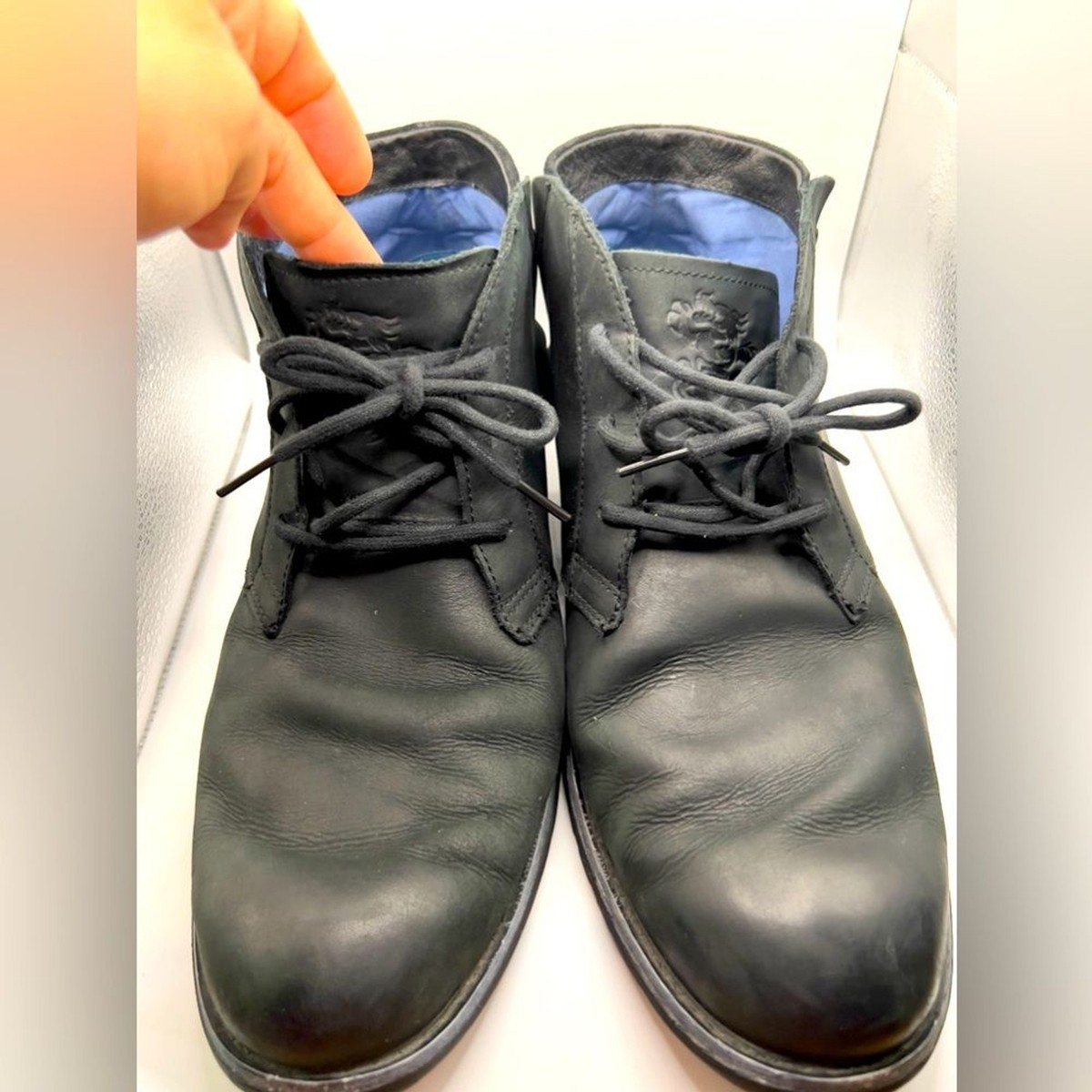 Mark Nason Men Loretto Black Nubuck Leather boot US 11.5  display picture 2