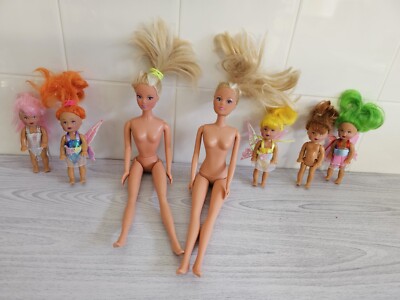 Simba Steffi Puppe X2 plus kleine Puppen