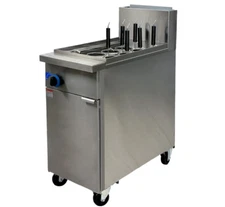 16" W 11 Portions/ Holes Natural Gas Free Standing Pasta Noodle Cooker Range