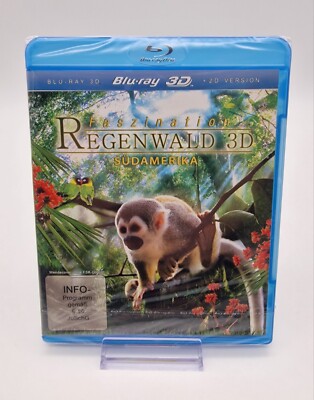 Blu-ray - Faszination Regenwald - Südamerika - 3D + 2S Version - Doku - NEU OVP