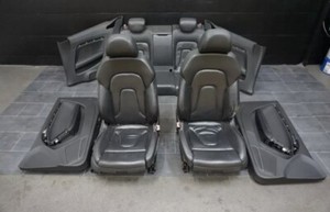 Audi A5 8T Coupe Volleder Leder Schwarz Sitze Ausstattung Sline Innenausstattung