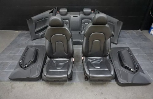 Audi A5 8T Coupe Volleder Leder Schwarz Sitze Ausstattung Sline Innenausstattung