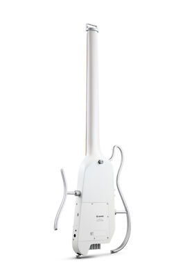 ギター DONNER HUSH X PRO ホワイト Donner HUSH X PRO Headless Electric Guitar Smart Travel Metallic