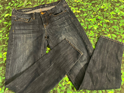 j crew ankle pants sz 27 toothpick fark basic  denim 