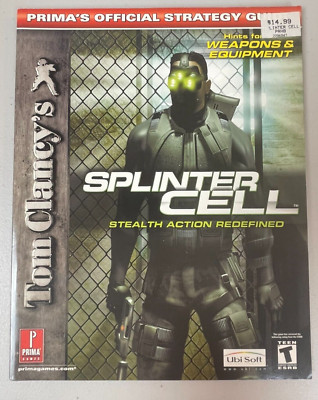 Splinter Cell Stealth Action Official Strategy Guide Xbox PS2  PC Prima Games