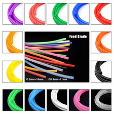 Manguera de silicona flexible de grado alimenticio tubo de leche para bebidas tubo suave de agua OD 4 mm ~ 21 mm