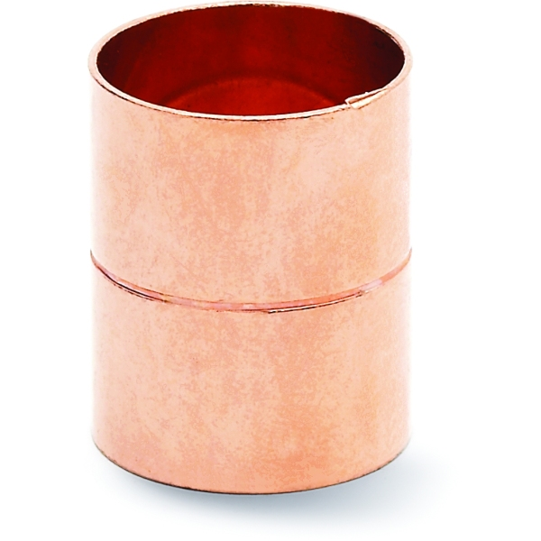 Flowflex 5270.15 End Feed Coupling 15 mm Set of 25 Pieces Copper/Brass - NEW