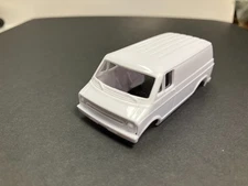 AUTO-WORLD   " 1973  DODGE  VAN " unpainted BODY~ for AFX, AURORA, TYCO, HO  NEW