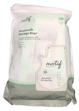 Motif Medical Breast Milk Storage Bags 8oz Single Use Bag 100 Count BPA-free NEW