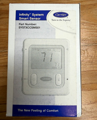 Carrier Infinity System Smart Sensor Thermostat White Rectangular SYSTXCCSMS01