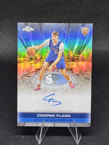 2025 Topps Chrome Cooper Flagg Refractors (RAW)
