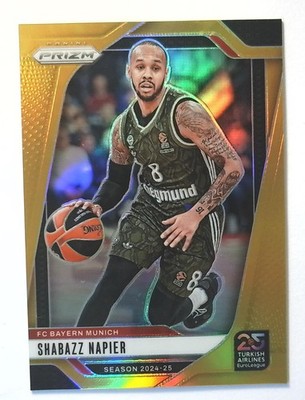 Shabazz Napier Prizm Euroleague 2024-2025 Gold /10 Bayern München
