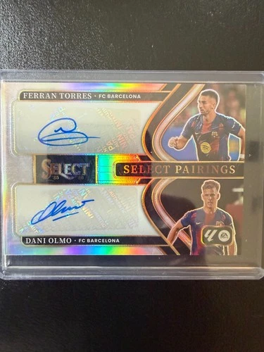 2025-26 Panini Select La Liga Ferran Torres/Dani Olmo #SP-FD  DUAL AUTO