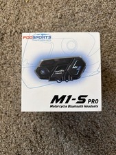 Fodsports M1-S Pro Motorcycle Bluetooth Headset Helmet Intercom Used Working