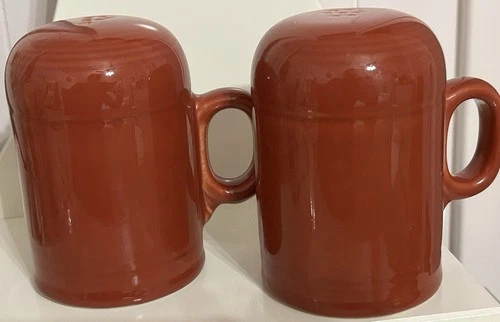 Fiesta RANGE TOP SALT PEPPER SHAKERS In Cinnabar | HLC Fiestaware