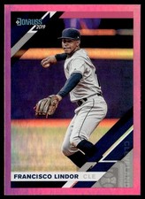 2019 Donruss Holo Pink Francisco Lindor Cleveland Indians #68