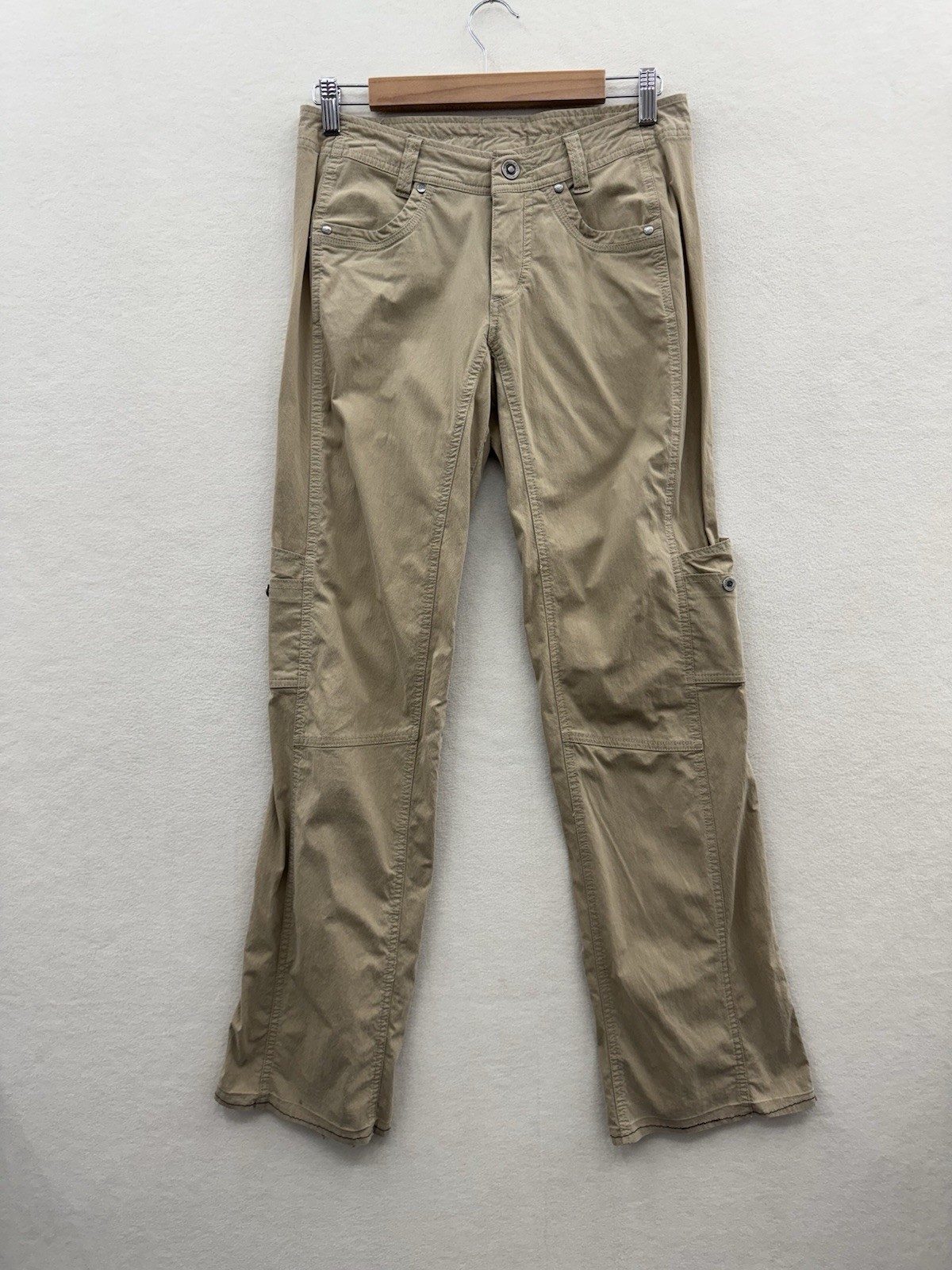 Kuhl Trekr Hiking Pants Women’s 6 Beige Outdoors Nylon Lightweight Active