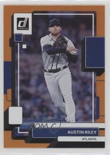 2022 Panini Donruss Holo Orange Austin Riley #155 0nr3