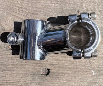 SimWorks Rhonda Stem 50mm Chrome Moly Silver Vintage MTB BMX Rare