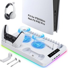 Cooling Station for PS5  Slim with Dual Controller Charger