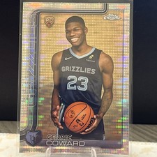 2025-26 Topps Chrome Cedric Coward Pulsar Rookie Card