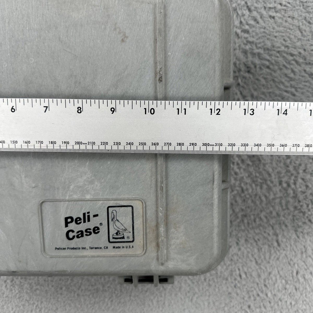Vintage Pelican Peli-Case Made In USA Gray Rigid Plastic Camera