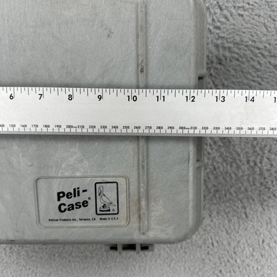 Vintage Pelican Peli-Case Made In USA Gray Rigid Plastic Camera