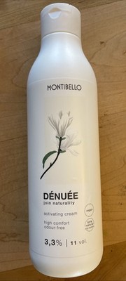 Montibello Denuee Activator Cream  3,3% | 11 vol  Odour-free 33.8oz/1000ml NEW